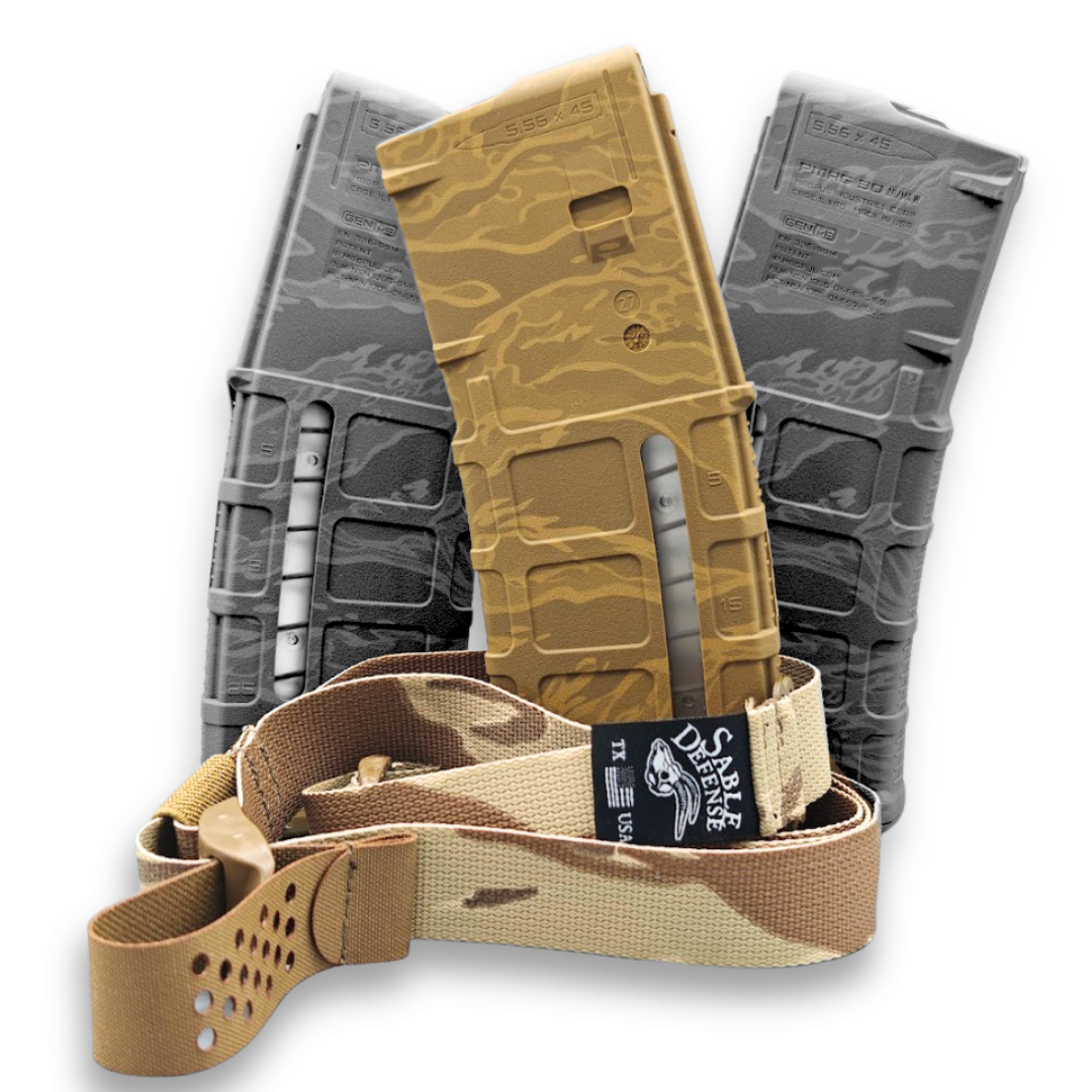 PRE ORDER: T1 Sling & M*PUL Combo: Desert Tiger Stripe