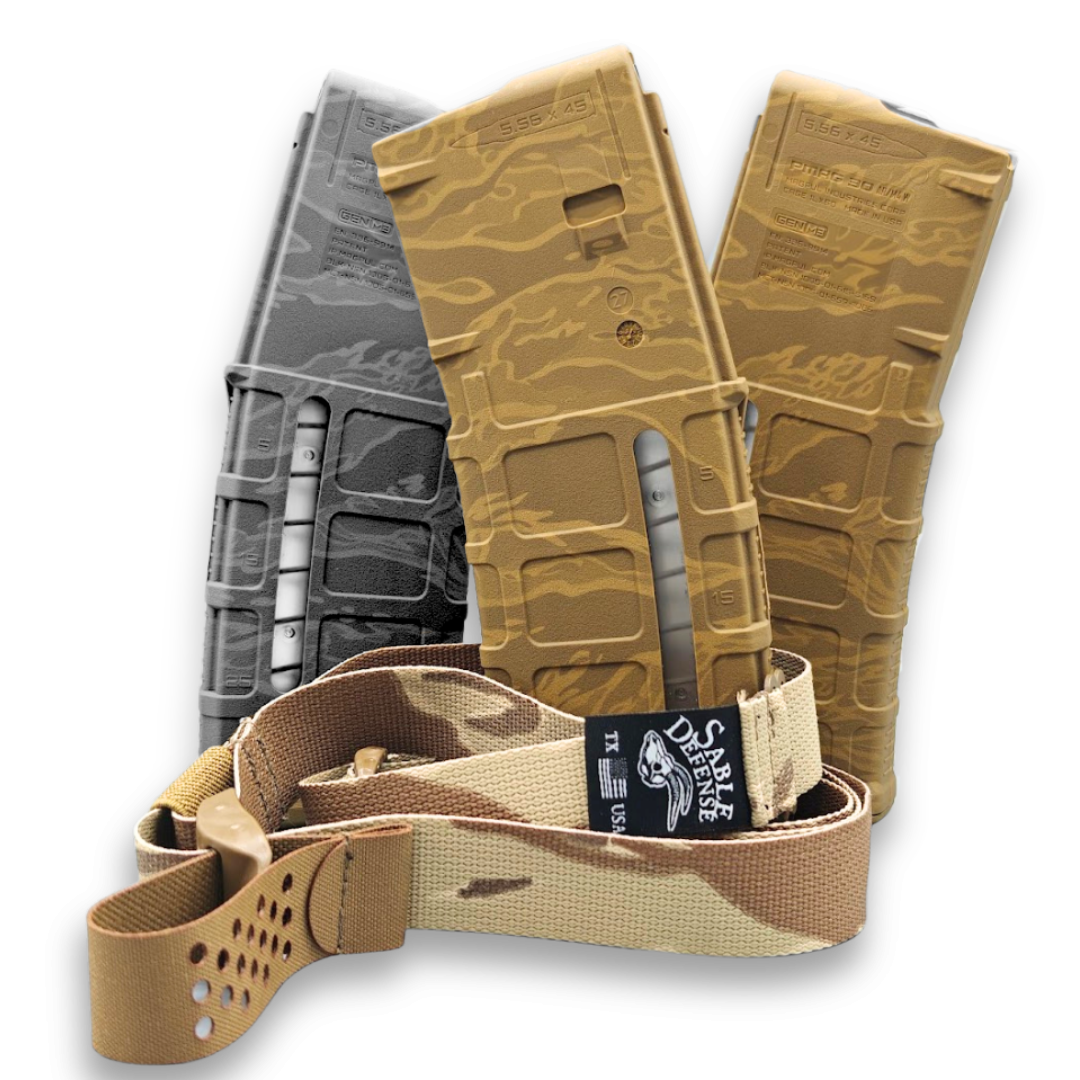 PRE ORDER: T1 Sling & M*PUL Combo: Desert Tiger Stripe