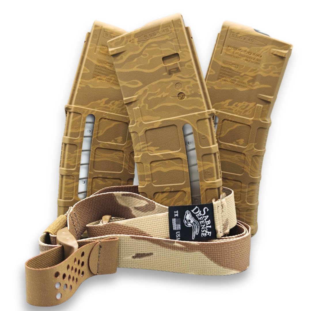 PRE ORDER: T1 Sling & M*PUL Combo: Desert Tiger Stripe