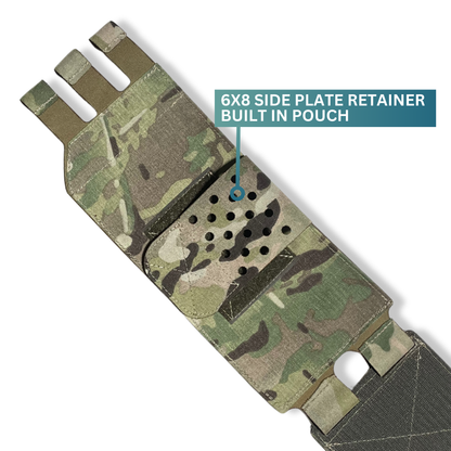 Springbok Lasercut Cummerbund Side Plate Compatible